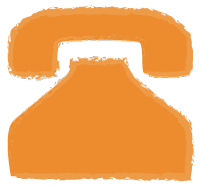 orange phone icon pediatrics of dalton GA